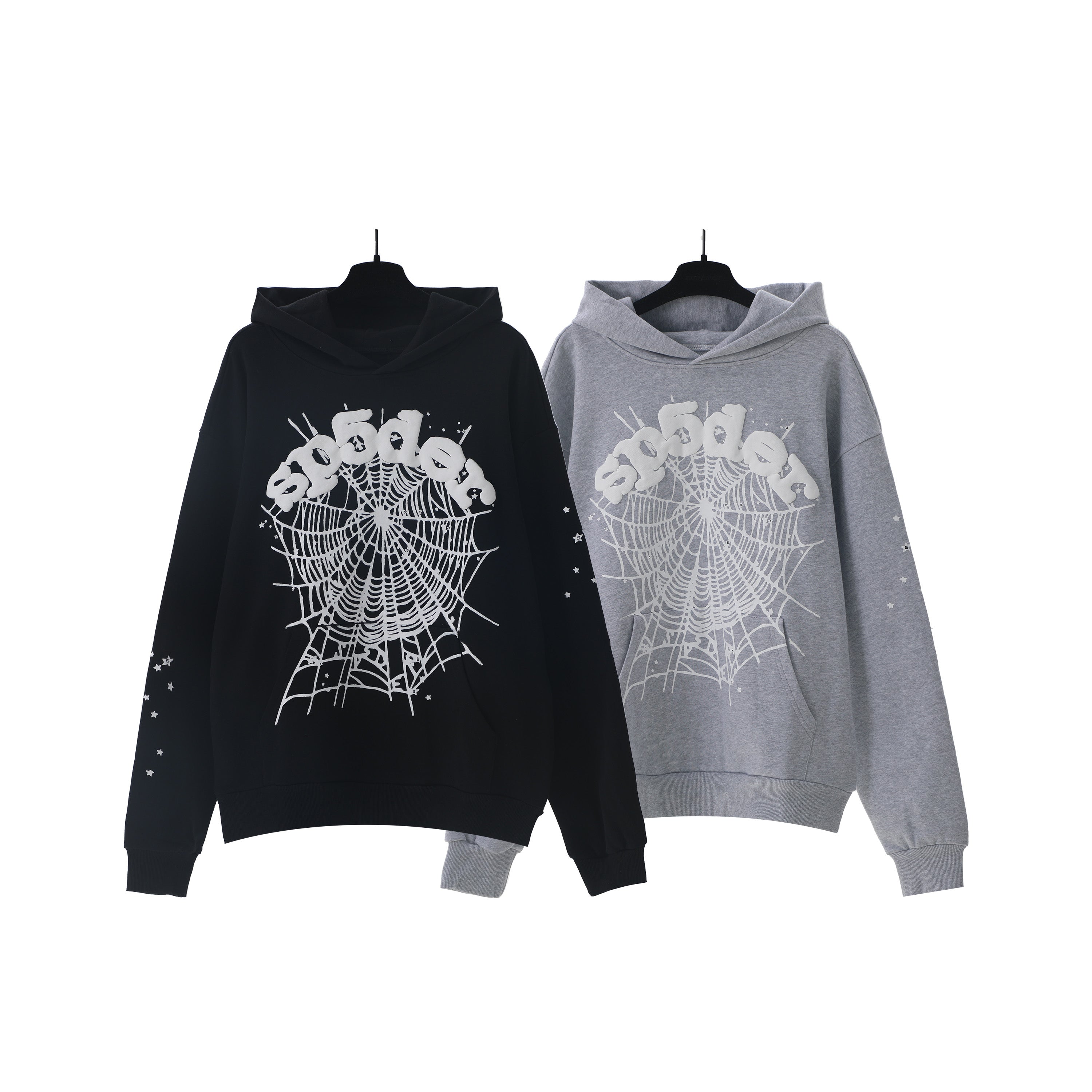 Sp5der OG Web Hoodie Black