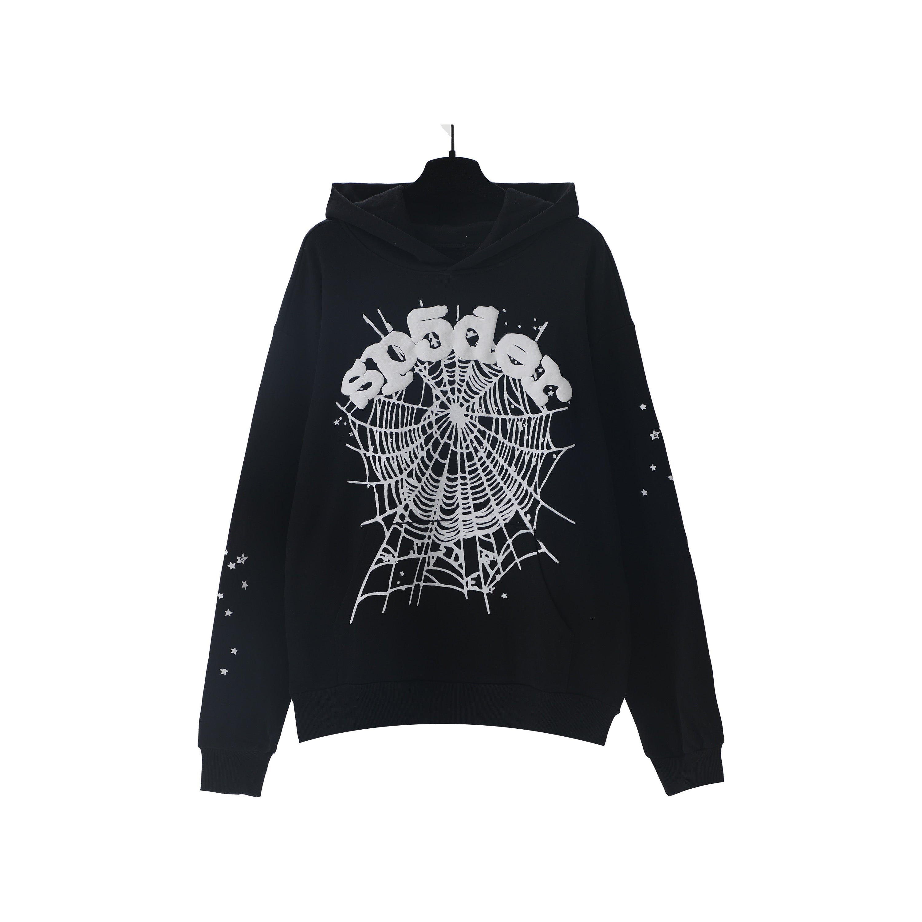 Sp5der OG Web Hoodie Black