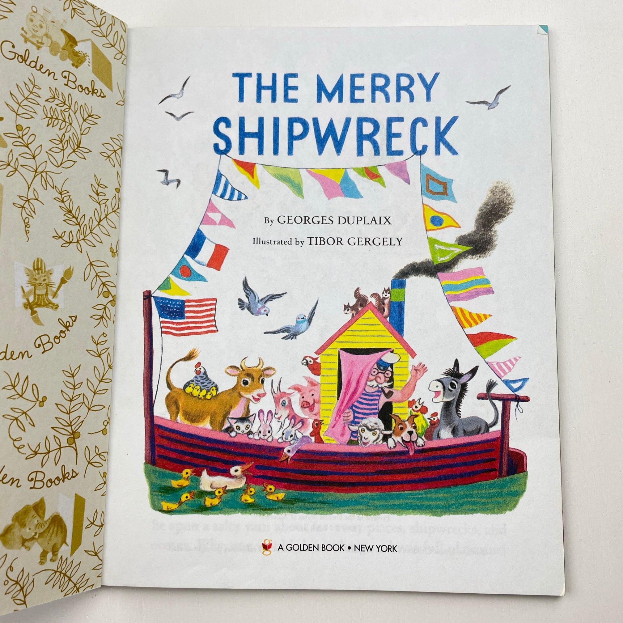 A Little Golden Book Classic, The Merry Shipwreck, hardback, size , Pre-loved