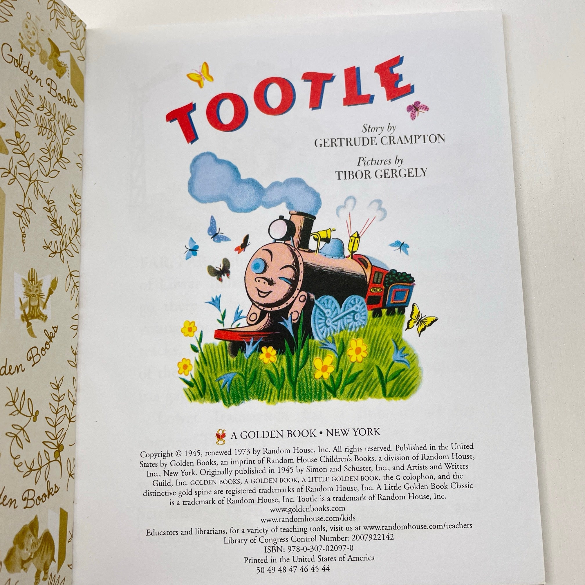 A Little Golden Book Classic, TOOTLE, hardback, size , Pre-loved