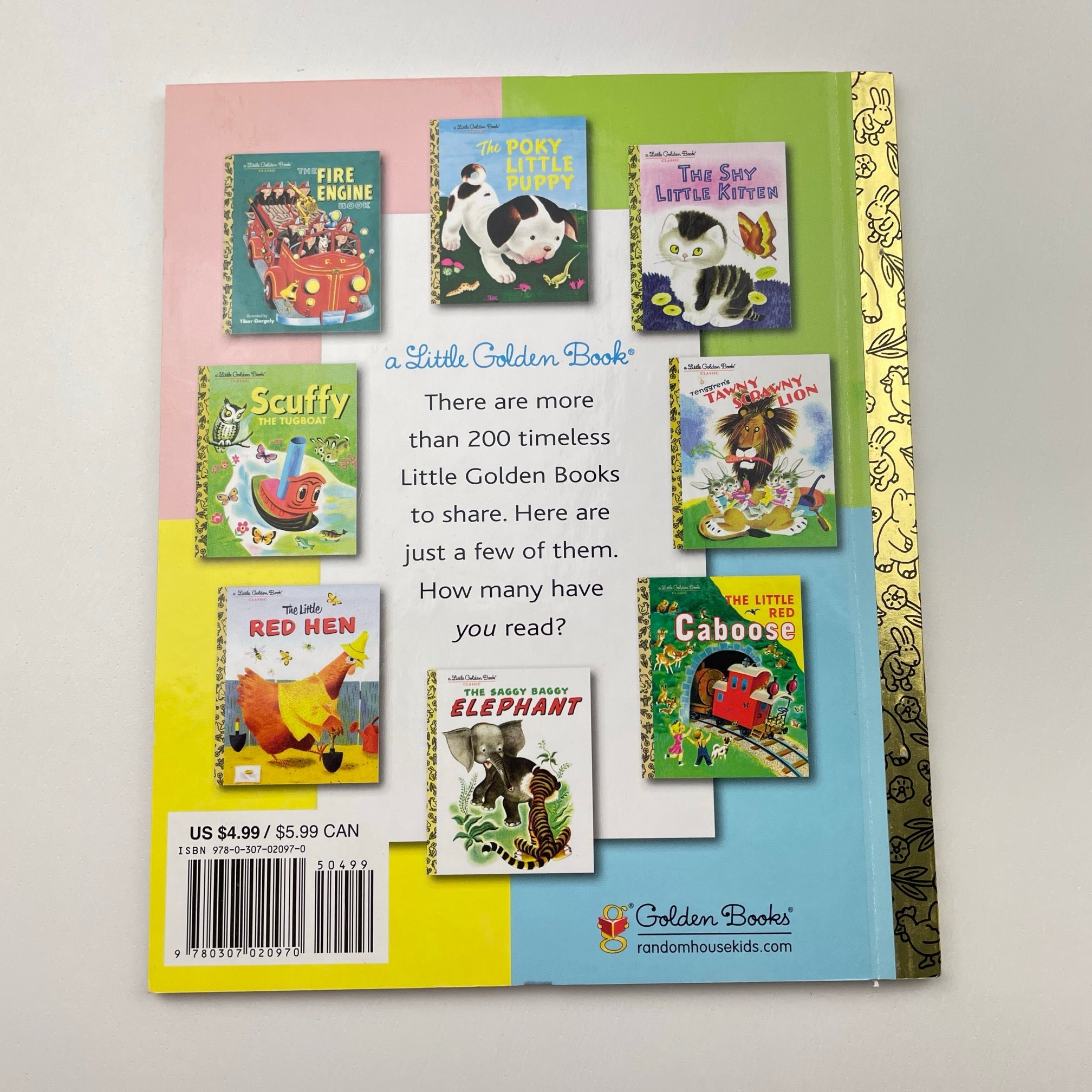 A Little Golden Book Classic, TOOTLE, hardback, size , Pre-loved