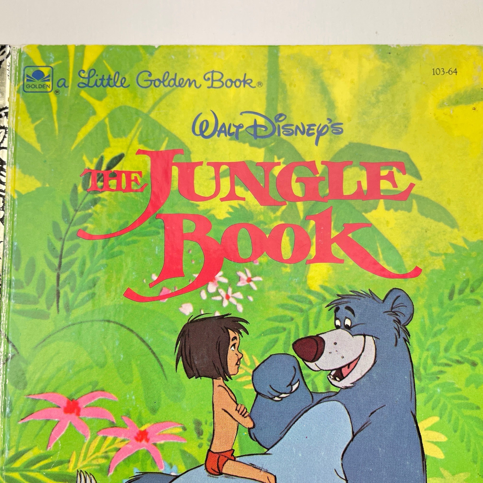 A Little Golden Book Walt Disney's The Jungle Book, hardback, Pre-loved