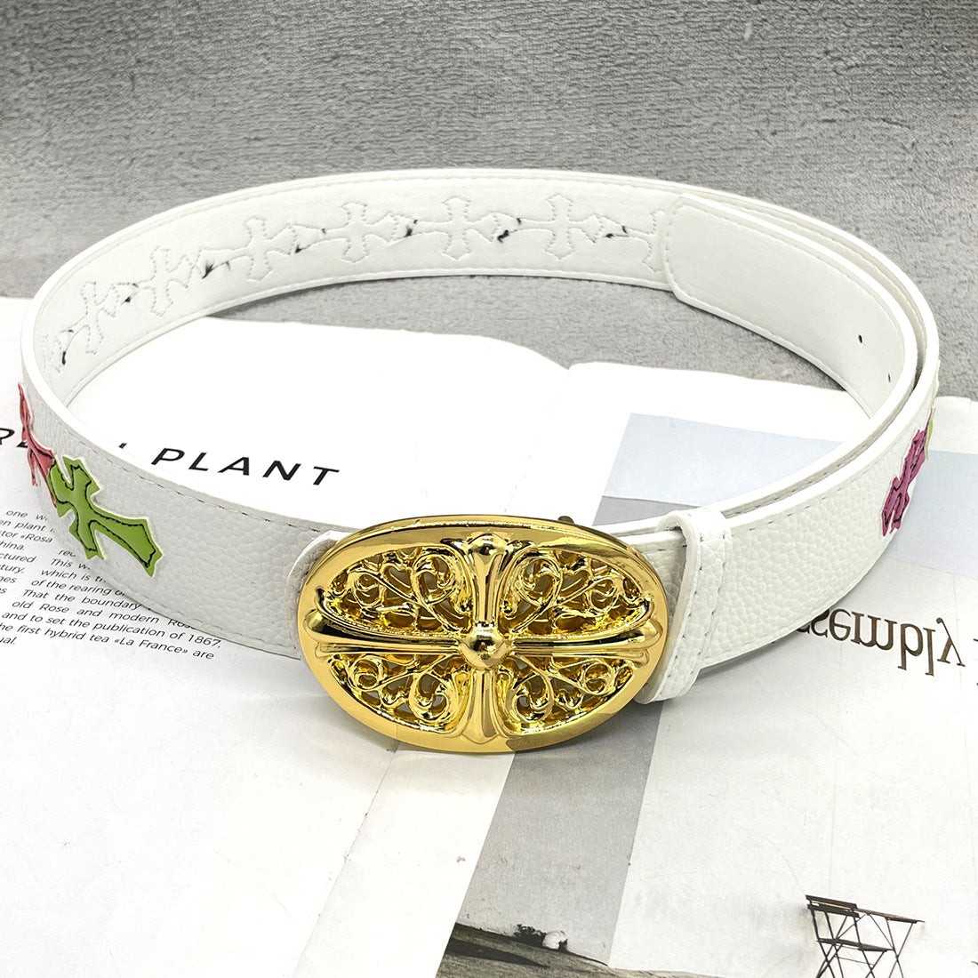 Chh Chrome Heart Belt Sacred Sword Cross Belt