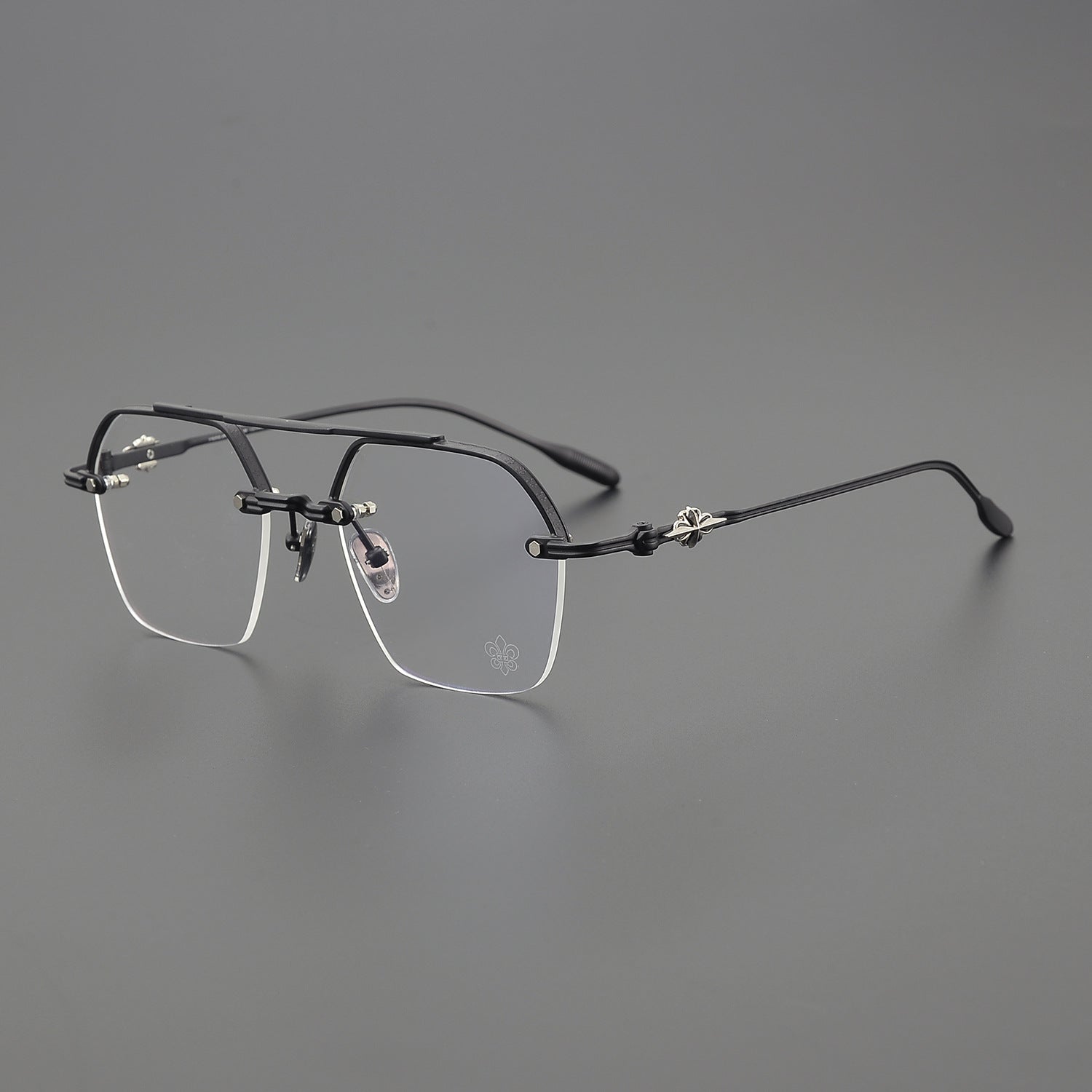 CHH Chrome Hearts Glasses Vintage gold rimless myopia frames