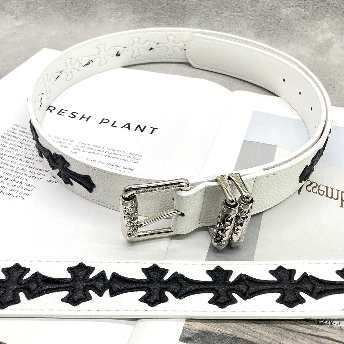 Chh Chrome Heart Belt Sacred Sword Cross Belt