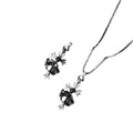 Chrome Hearts skull cross dark style stainless steel pendant