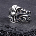 Chrome Hearts s925 sterling silver open cross ring