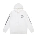 CHH Chrome Heart Hoodie Crowe Horseshoe Burning Cross Print Long Sleeve Sweater