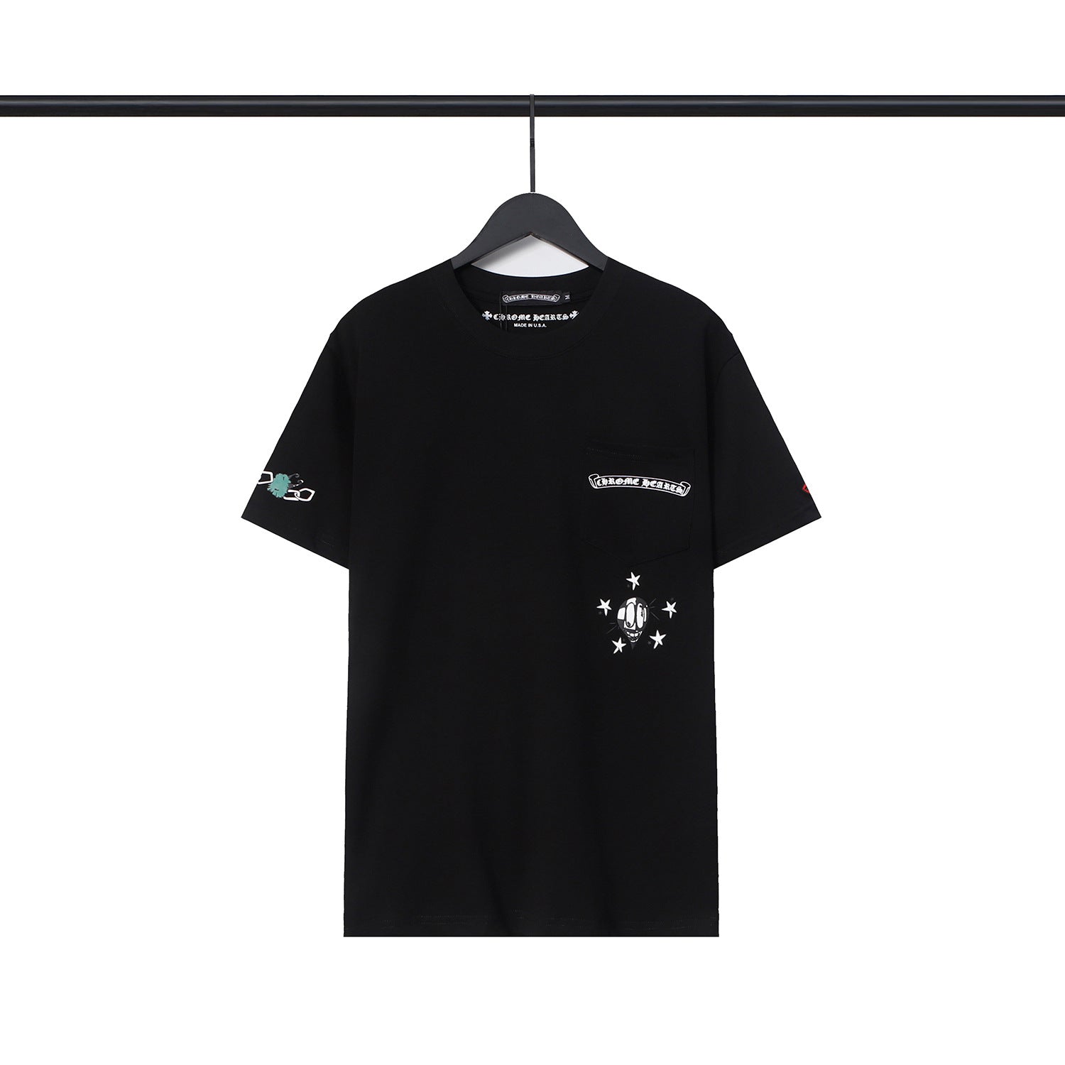 CHH Chrome Heart T Shirts Back Cross Short Sleeve T-Shirt