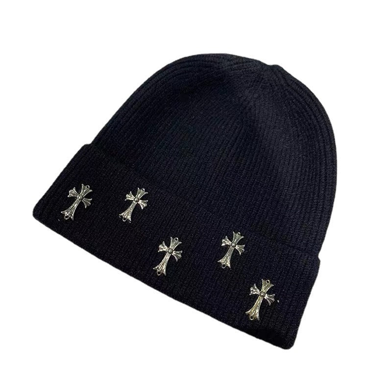 Chh Chrome Heart Beanie Knitted Hat Autumn Winter