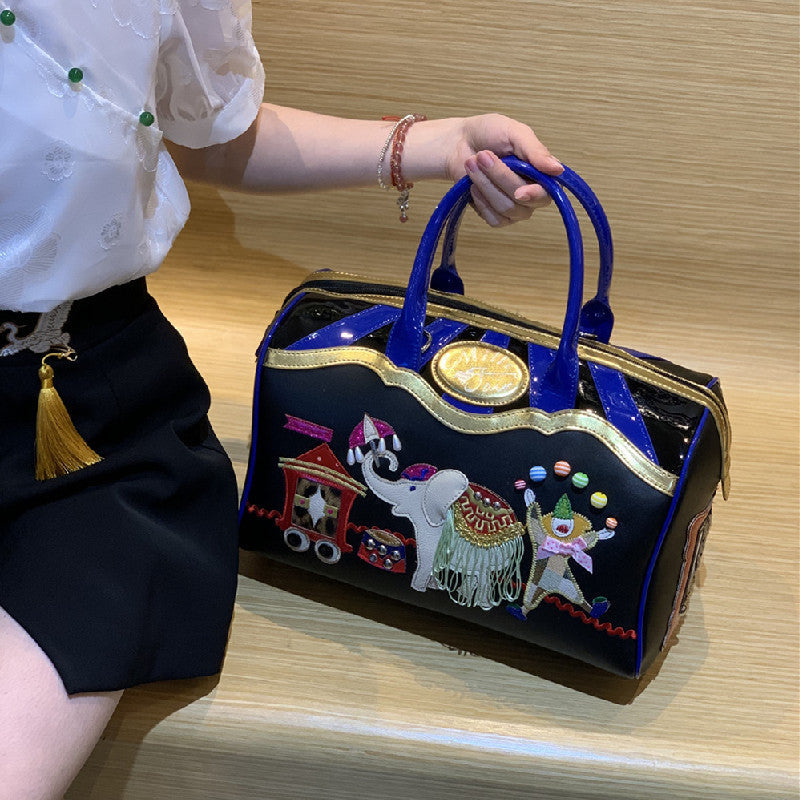 Chh Chrome Heart Leather Bag