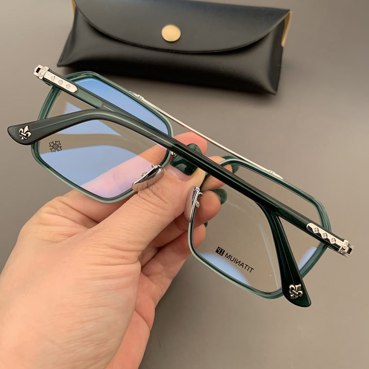 CHH Chrome Hearts Glasses Vintage Myopia Black Frame Ultra Light Glasses Frame