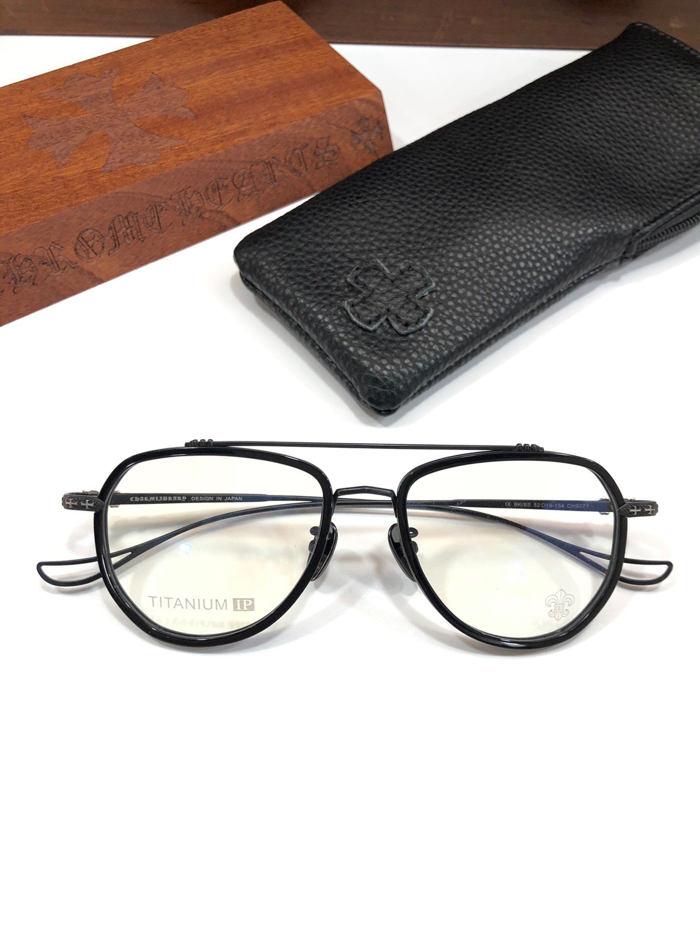 CHH Chrome Hearts Glasses Vintage Fashion Exquisite Titanium Ultra Light Toad Mirror