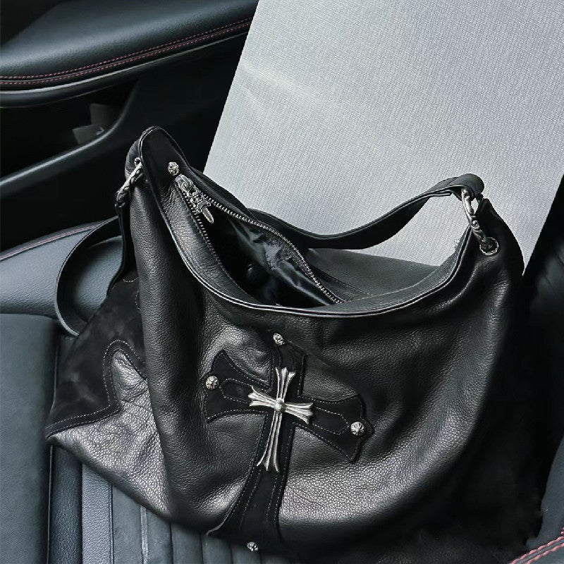 Chh Chrome Heart Leather Bag