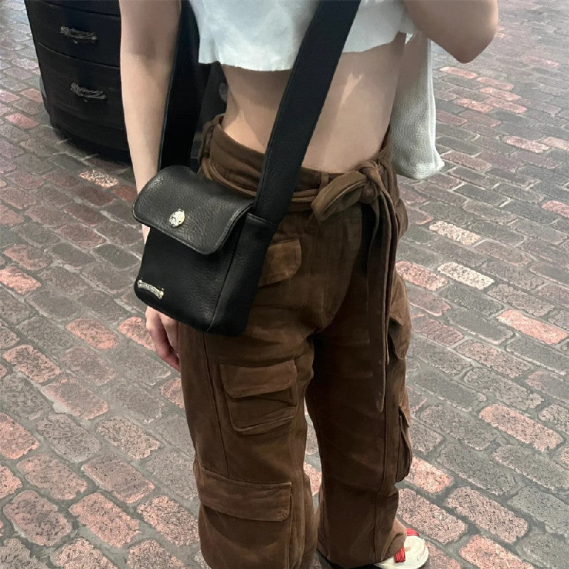 Chh Chrome Heart Leather Bag