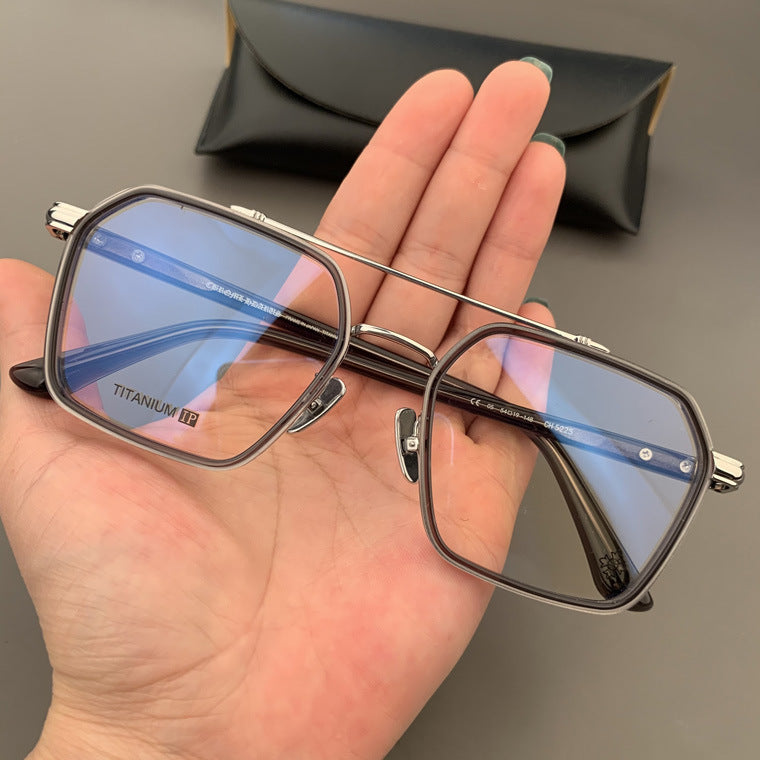 CHH Chrome Hearts Glasses Vintage Myopia Black Frame Ultra Light Glasses Frame