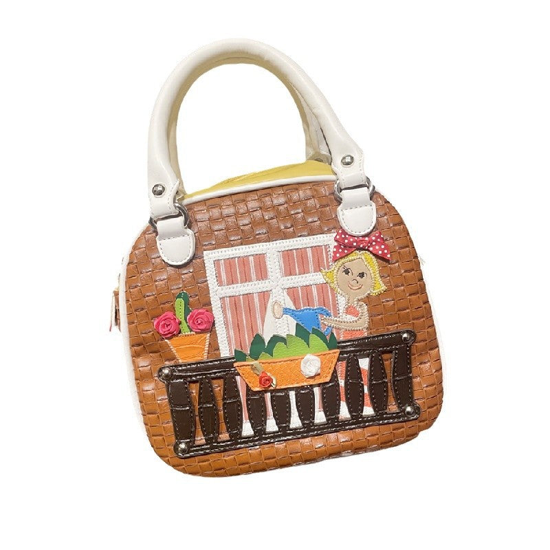 Chh Chrome Heart Leather Bag Handbag Crossbody Bag