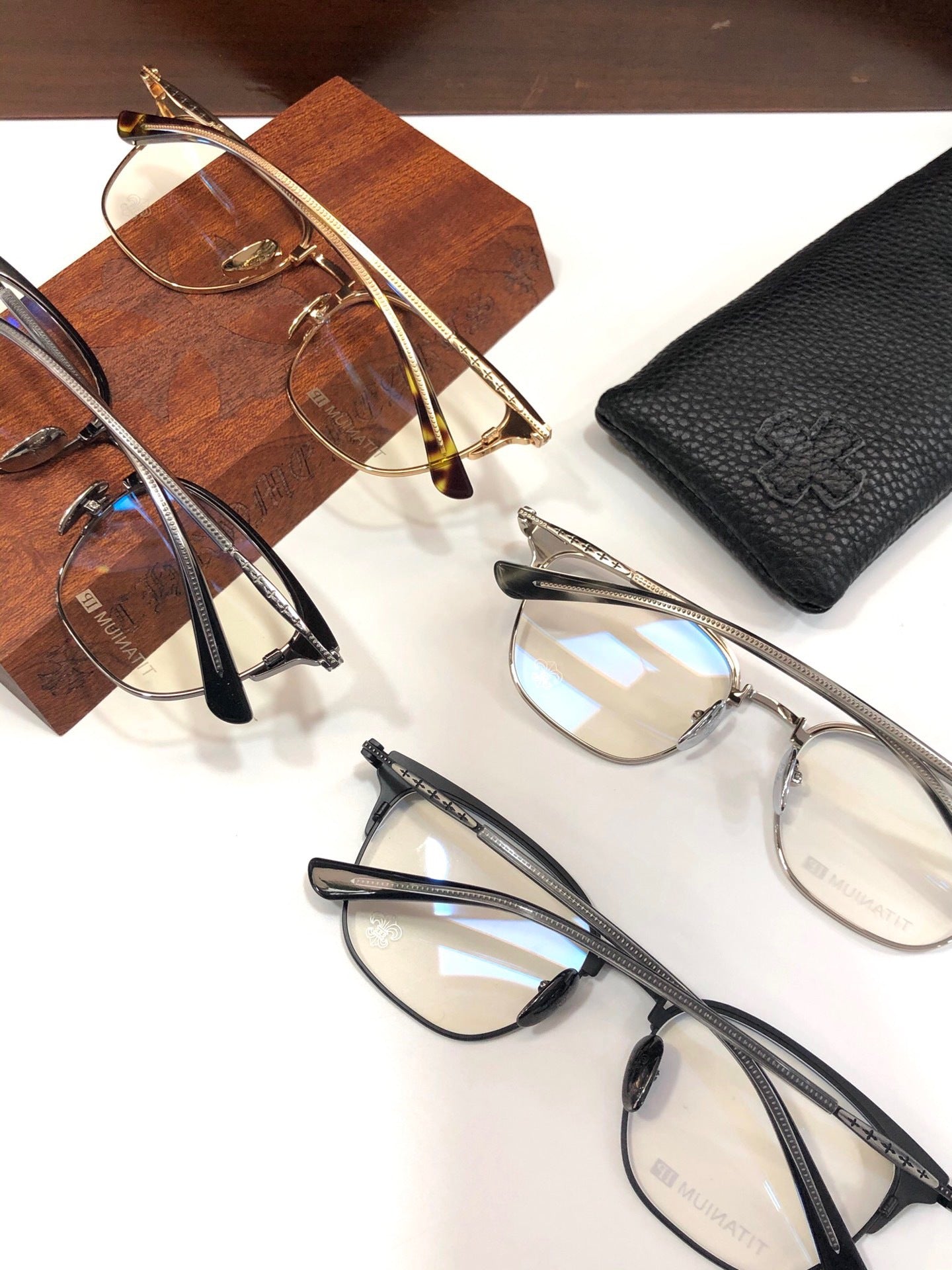 CHH Chrome Hearts Glasses Vintage Exquisite Titanium Myopia Glasses Frames