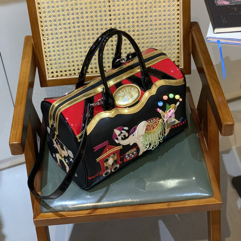 Chh Chrome Heart Leather Bag